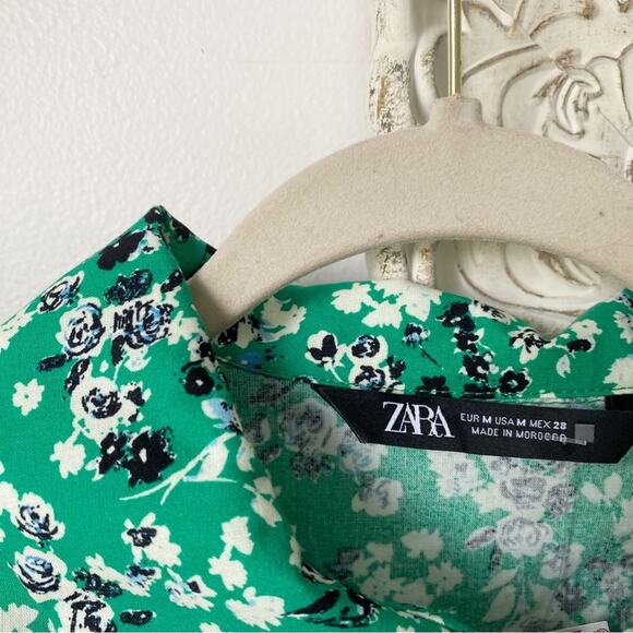 Zara Floral Printed Cotton Jumpsuit - Picture 6 of 13